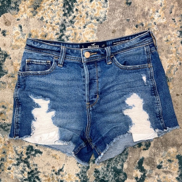 Hollister High Rise Boyfriend Shorts Womens Size 5 - Picture 4 of 7
